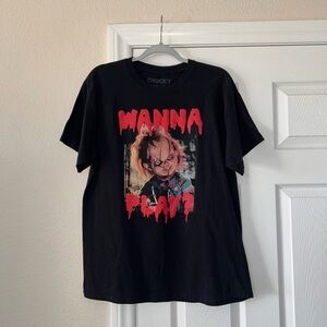 Ripple junction “wanna play” chucks shirt